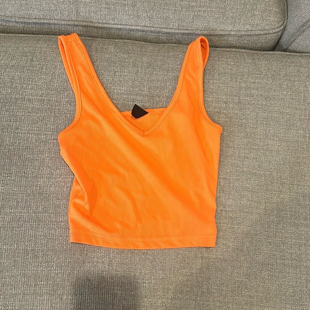 SHEIN orange crop top size XS